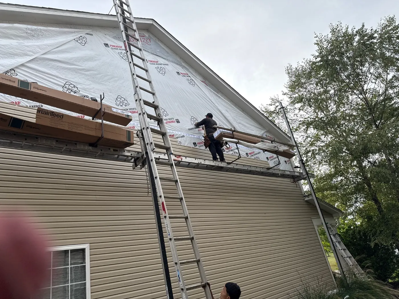Soffit and fascia work in Chapel Pines